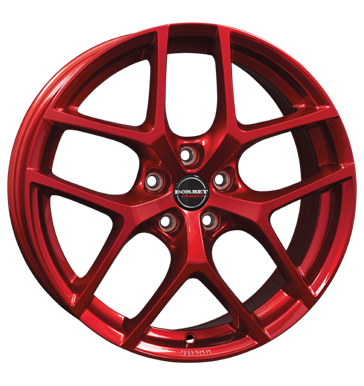 Borbet Y Candy Red Alloy Wheel Product Image #2