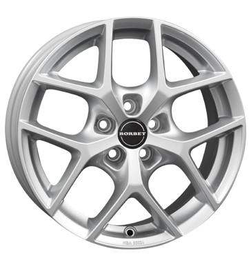 Borbet Y Crystal Silver Alloy Wheel Product Image #2