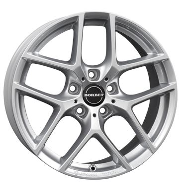 Borbet Y Crystal Silver BMW Alloy Wheel Product Image #2