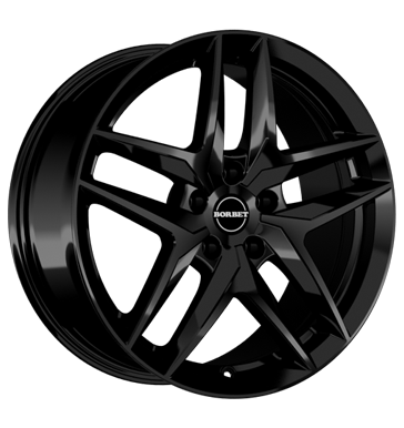 Borbet Z Glossy Black Alloy Wheel Product Image #2