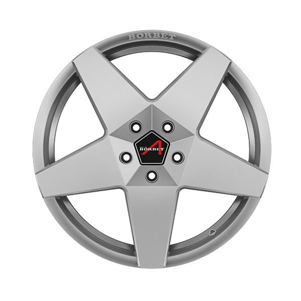 Borbet A New Brilliant Silver Alloy Wheel Product Image #1