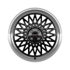 Borbet B Black Rim Polished Wheel Img 1