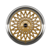 Borbet B Gold Rim Polished Wheel Img 1