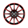 Borbet BL4 Black Red Glossy Wheel Img 1