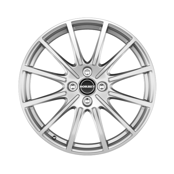 Borbet BL4 Brilliant Silver Alloy Wheel Product Image #1