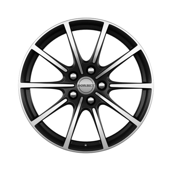Borbet BL5 Black Polished Alloy Wheel Product Image #1