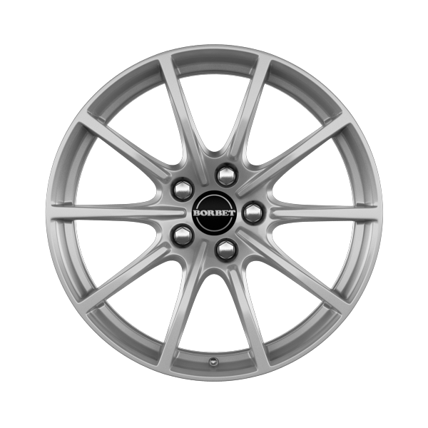 Borbet BL5 Brilliant Silver Alloy Wheel Product Image #1