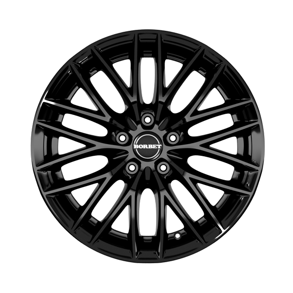 Borbet BS5 Glossy Black Alloy Wheel Product Image #1