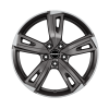 Borbet BU1 Mistral Anthracite Glossy Polished Wheel Img 1