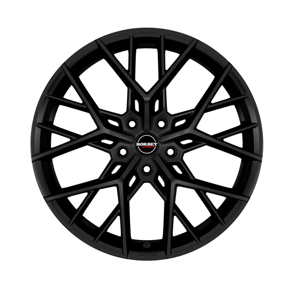 Borbet BY Matt Black Alloy Wheel Product Image #1