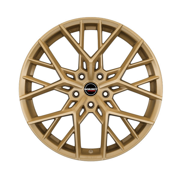 Borbet BY Matt Gold Alloy Wheel Product Image #1