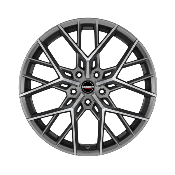 Borbet BY Titan Polished Matt Alloy Wheel Product Image #1
