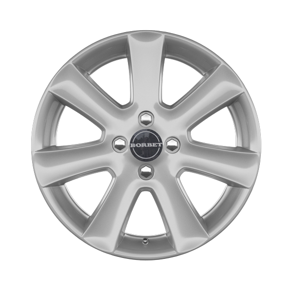 Borbet CA Crystal Silver Alloy Wheel Product Image #1