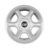 Borbet CW Crystal Silver Wheel Img 1