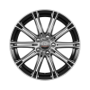 Borbet CW1 Black Polished Wheel Img 1
