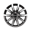 Borbet CW5 Mistral Anthracite Glossy Polished Wheel Img 1