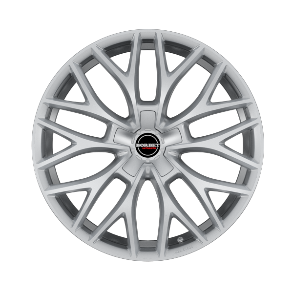 Borbet DY Brilliant Silver Alloy Wheel Product Image #1