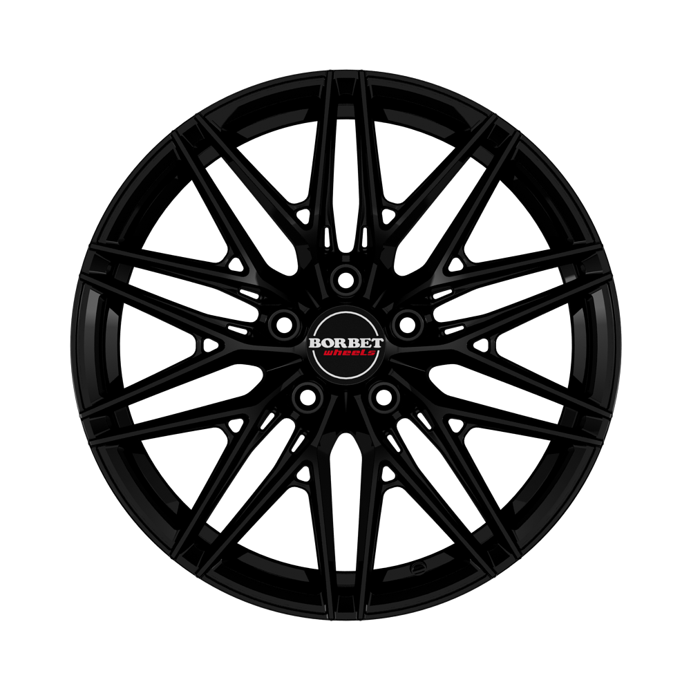 Borbet FB1 Glossy Black Alloy Wheel Product Image #1