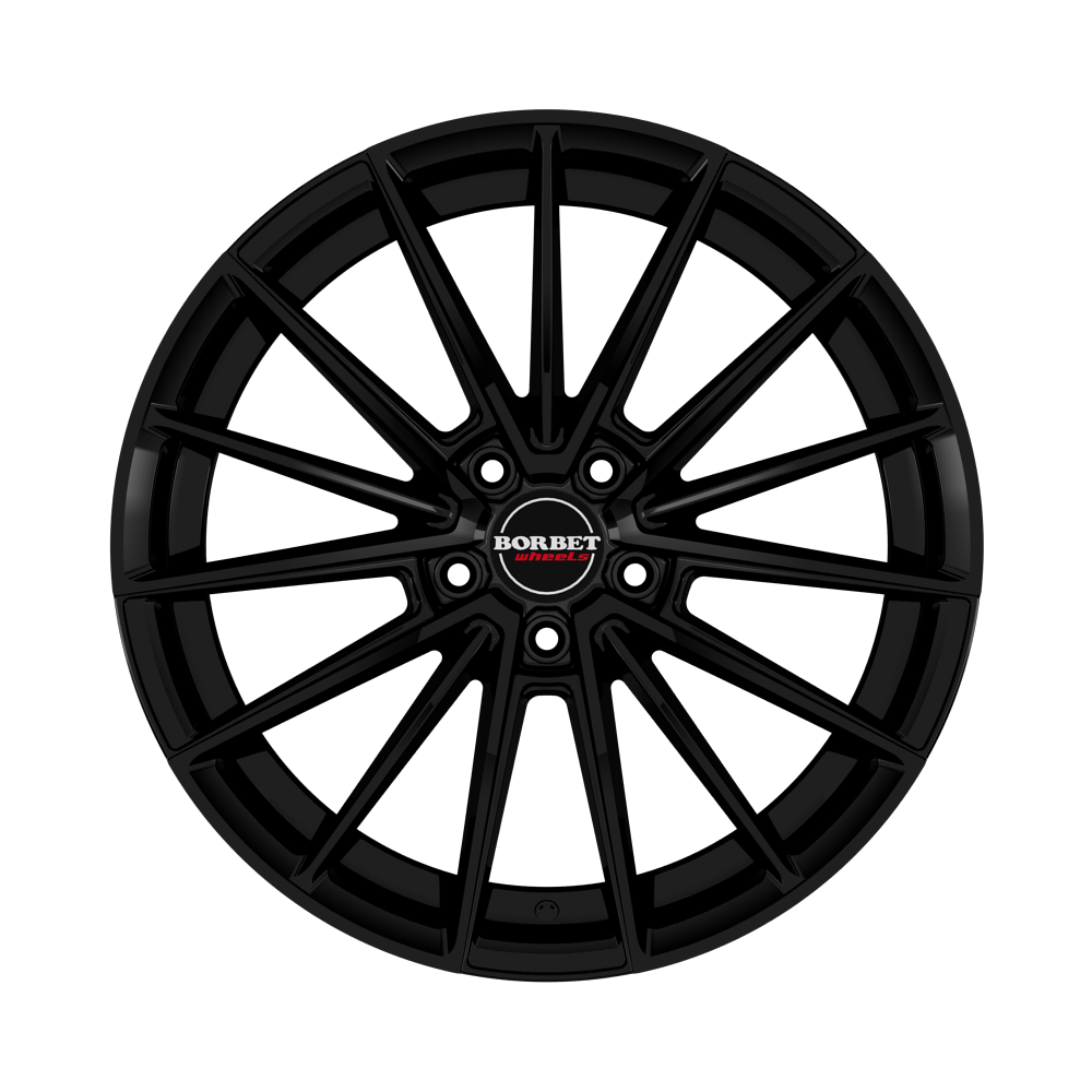 Borbet FB2 DC Glossy Black Alloy Wheel Product Image #1