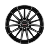 Borbet FB2 DC Matt Black Polished Wheel Img 1