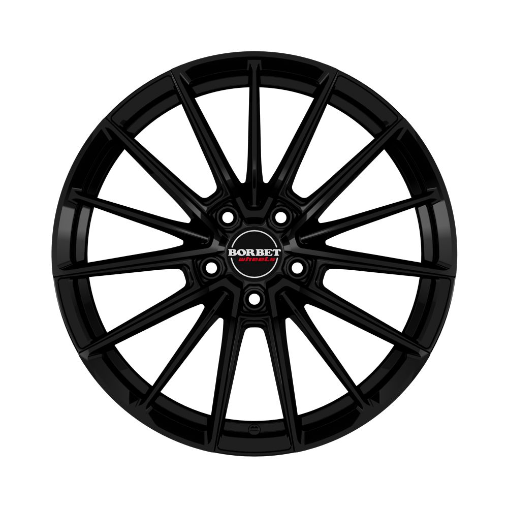 Borbet FB2 Glossy Black Alloy Wheel Product Image #1