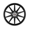 Borbet GTX Matt Black Rim Polished Wheel Img 1