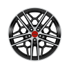Borbet GTY Black Rim Polished Glossy Wheel Img 1