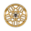 Borbet GTY Gold Polished Matt Wheel Img 1