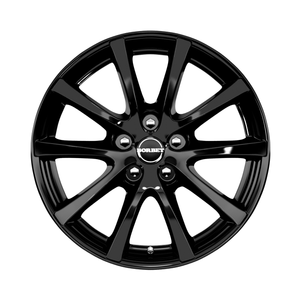 Borbet LV5 Glossy Black Alloy Wheel Product Image #1