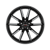 Borbet LX Black Matt Spoke Rim Polished Wheel Img 1