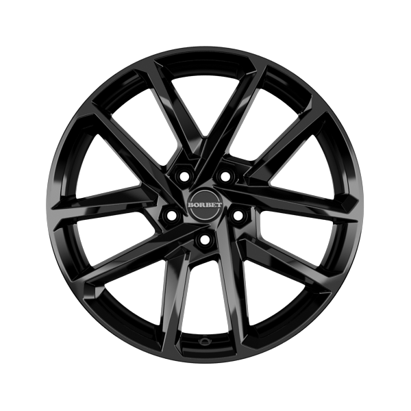 Borbet N Glossy Black Alloy Wheel Product Image #1