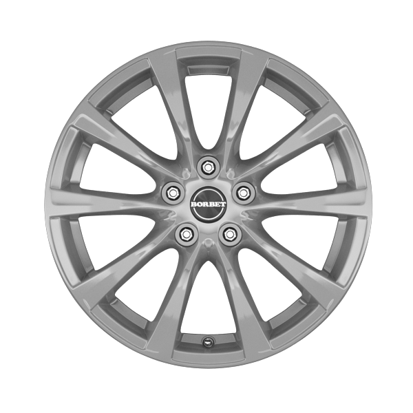 Borbet RE Silver Painted Alloy Wheel Product Image #1
