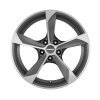 Borbet S Matt Graphite Polished Wheel Img 1