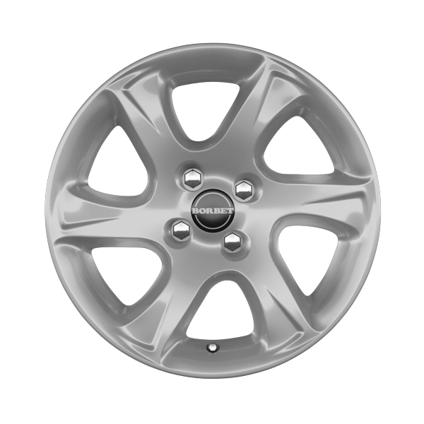 Borbet TC Brilliant Silver Alloy Wheel Product Image #1