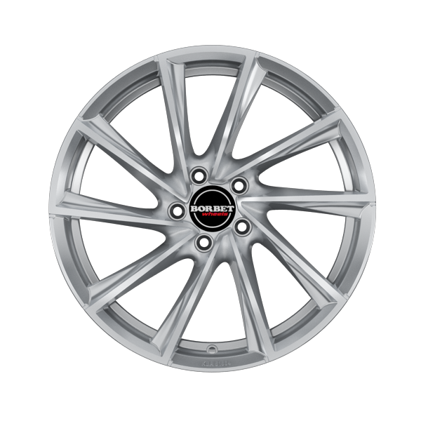 Borbet VTX Brilliant Silver Alloy Wheel Product Image #1