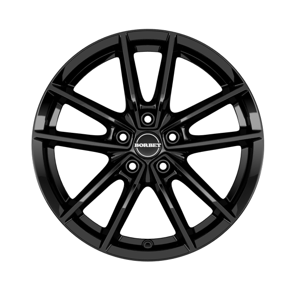 Borbet W Glossy Black Alloy Wheel Product Image #1