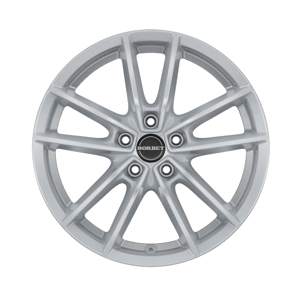 Borbet W Crystal Silver Alloy Wheel Product Image #1