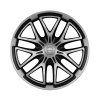 Borbet XA Mistral Matt Anthracite Polished Wheel Img 1