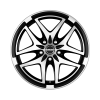 Borbet XB Black Polished Wheel Img 1