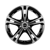 Borbet XL Black Polished Wheel Img 1