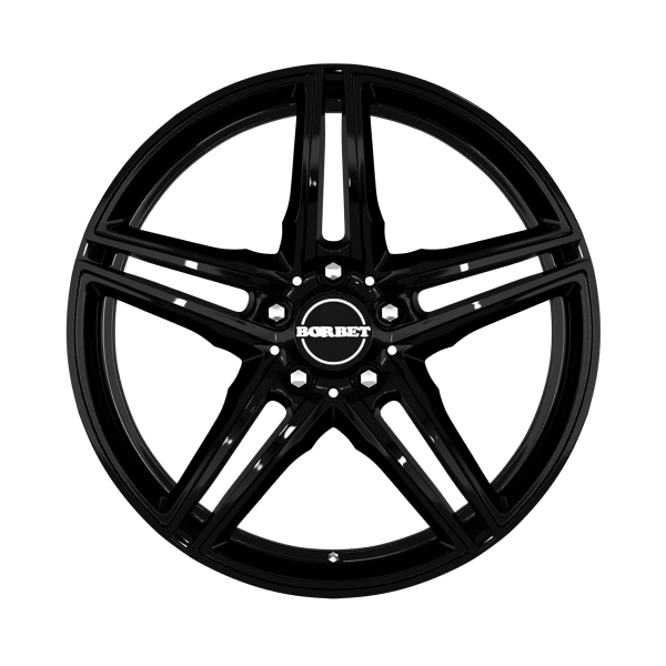 Borbet XR Glossy Black Alloy Wheel Product Image #1