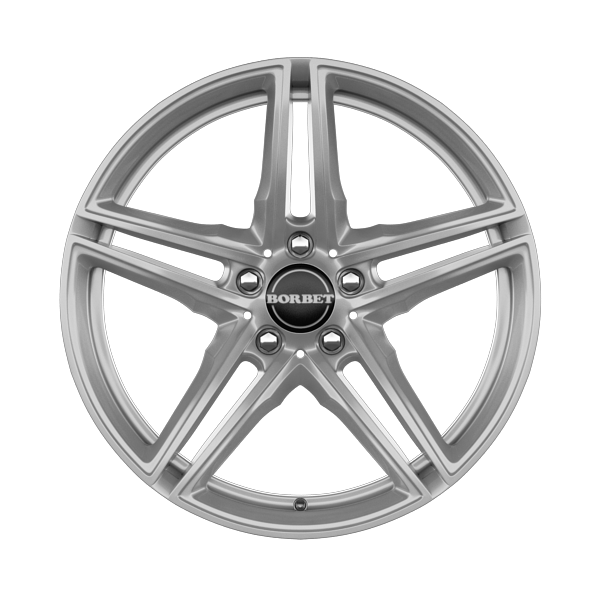 Borbet XR Brilliant Silver Alloy Wheel Product Image #1
