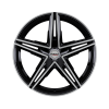 Borbet XRS Black Glossy Polished Wheel Img 1