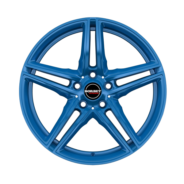 Borbet XRT Candy Blue Alloy Wheel Product Image #1