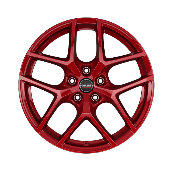 Borbet Y Candy Red Alloy Wheel Product Image #1