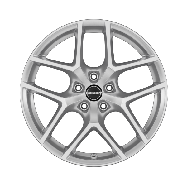 Borbet Y Crystal Silver Alloy Wheel Product Image #1