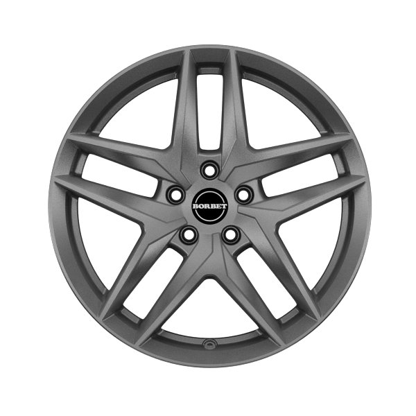 Borbet Z Matt Dark Grey Alloy Wheel Product Image #1