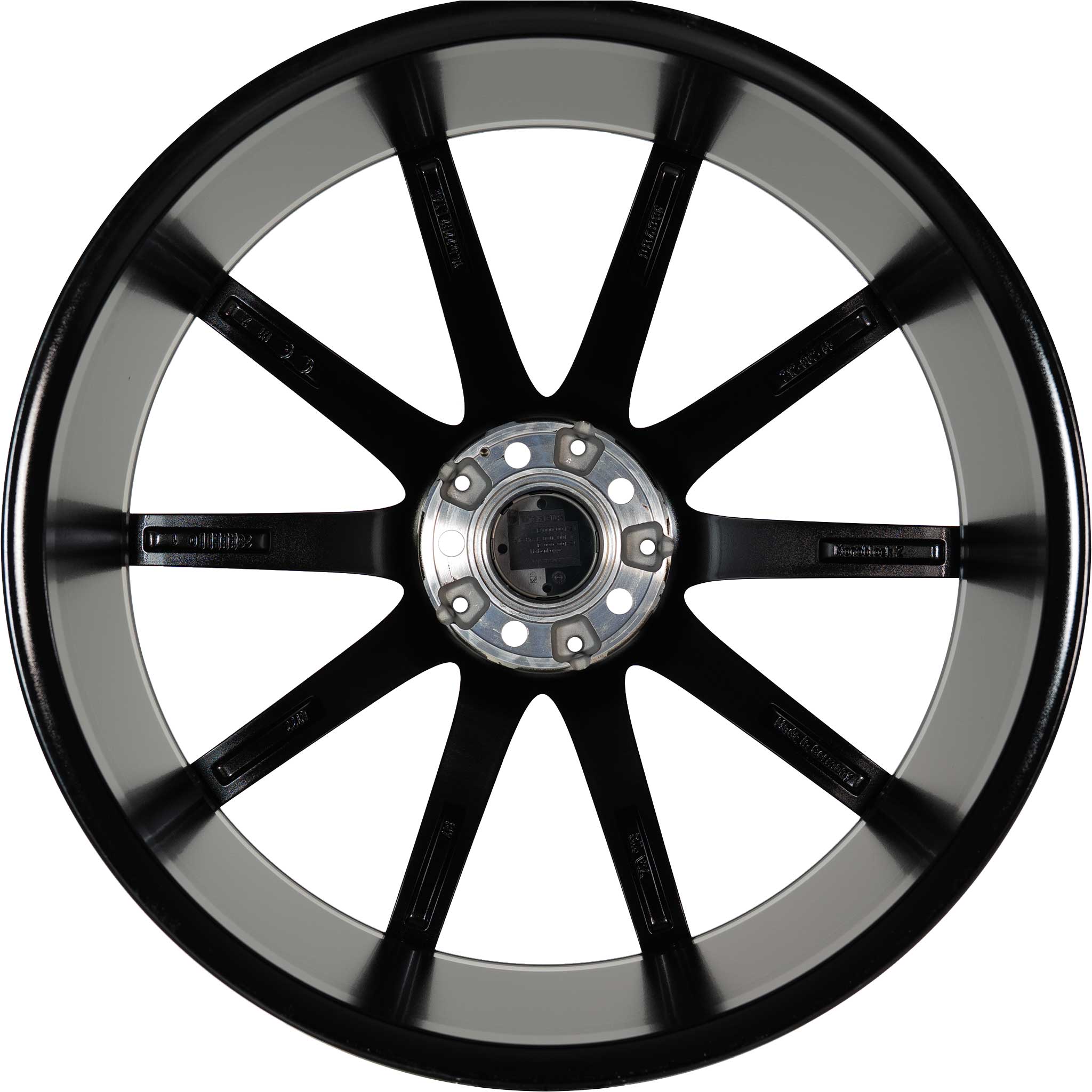 Brabus Monoblock Z Platinum Edition Gloss Black with Polished Face Alloy Wheel Product Image #3