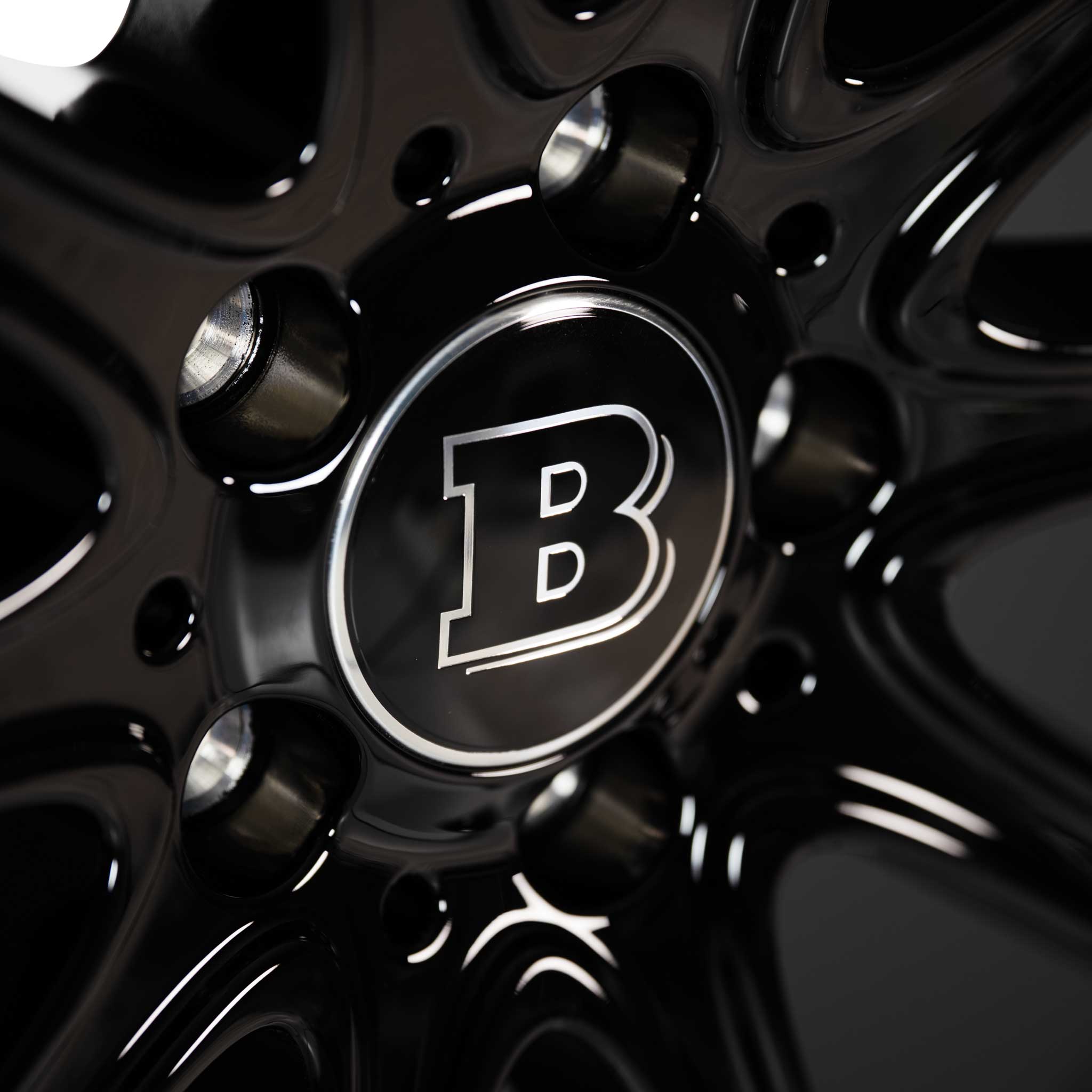 Brabus Monoblock Z Platinum Edition Gloss Black with Polished Face Alloy Wheel Product Image #4
