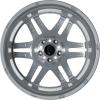 Brabus Monoblock VI Multipiece Silver with Polished Face Wheel Img 3
